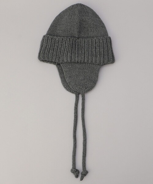 FREAK'S STORE（フリークスストア）の「RACAL/ラカル Ear knit watch/イヤー ニットワッチ/ニットキャップ/ビーニー（ニットキャップ/ビーニー・レディース・ベージュ/ライトグレー/オレンジ/チャコールグレー/ブラウン/ブラック/ナチュラル・ONE SIZE）」の4枚目の写真