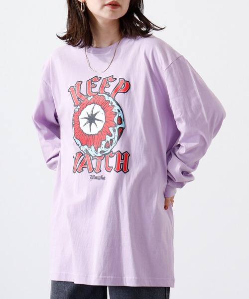 MISHKA(ミシカ)の「MISHKA L/T ロングスリーブTシャツ(Tシャツ/カットソー・メンズ・ブラック/ホワイト/ブラック系その他/ホワイト系その他/ブラック系その他2/ホワイト系その他2/ブラック系その他3/ホワイト系その他3/パープル/サンドベージュ/ブラック系その他4/ブラック系その他5/ホワイト系その他4/ブラック系その他6/パープル系その他/ブラック系その他7・M/L/XL)」の15枚目の写真