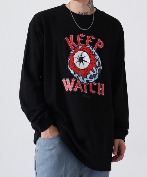MISHKA(ミシカ)の「MISHKA L/T ロングスリーブTシャツ(Tシャツ/カットソー・メンズ・ブラック/ホワイト/ブラック系その他/ホワイト系その他/ブラック系その他2/ホワイト系その他2/ブラック系その他3/ホワイト系その他3/パープル/サンドベージュ/ブラック系その他4/ブラック系その他5/ホワイト系その他4/ブラック系その他6/パープル系その他/ブラック系その他7・M/L/XL)」の9枚目の写真
