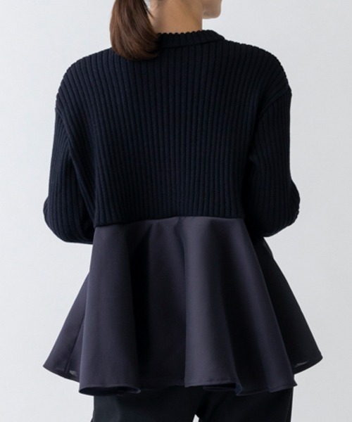 【セール】【SONO/ソーノ】ポワンフレアニットプルオーバー（ニット/セーター）｜Sono（ソーノ）