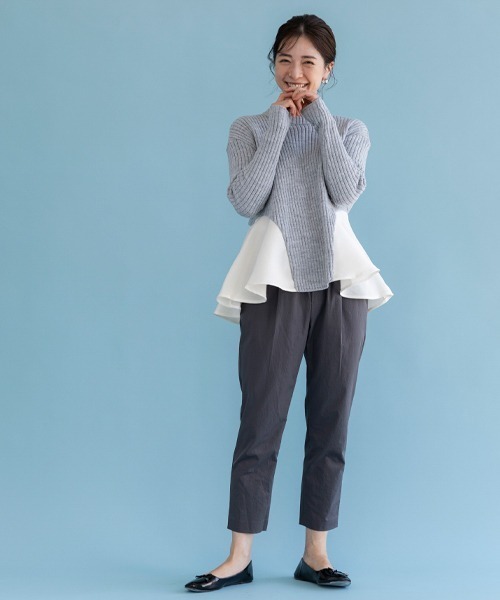 【セール】【SONO/ソーノ】ポワンフレアニットプルオーバー（ニット/セーター）｜Sono（ソーノ）