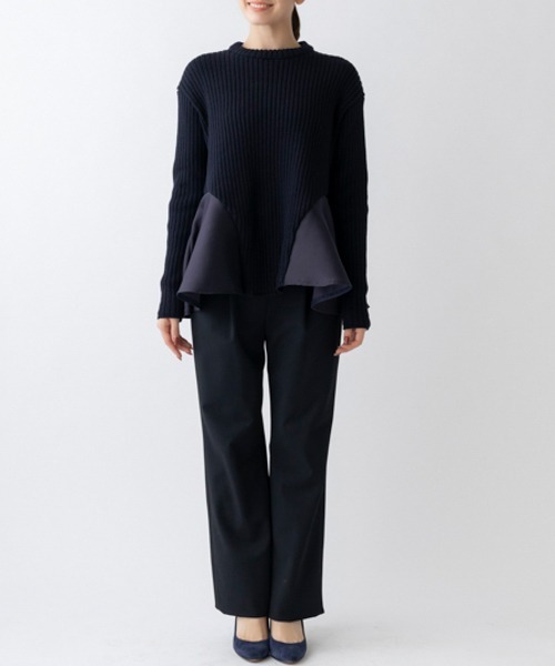 【セール】【SONO/ソーノ】ポワンフレアニットプルオーバー（ニット/セーター）｜Sono（ソーノ）