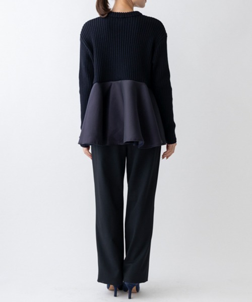 【セール】【SONO/ソーノ】ポワンフレアニットプルオーバー（ニット/セーター）｜Sono（ソーノ）