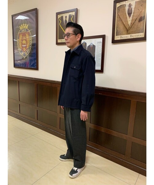 セール】ウールメルトン シャツジャケット（シャツ/ブラウス）｜BROOKS