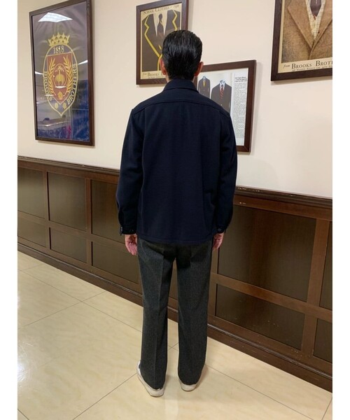 セール】ウールメルトン シャツジャケット（シャツ/ブラウス）｜BROOKS