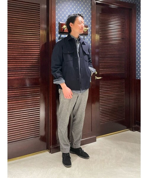 セール】ウールメルトン シャツジャケット（シャツ/ブラウス）｜BROOKS