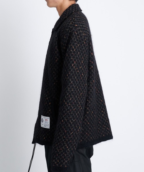 GIM(ジム) カーディガン GIM ジム ニット カーディガン ハイゲージ Vネック リネン