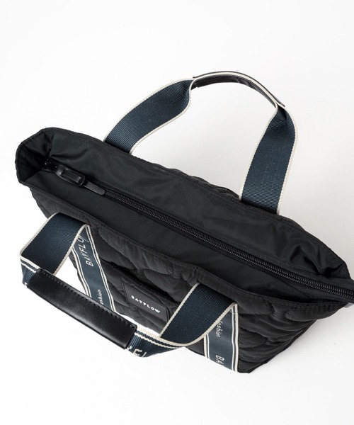 BAYFLOW（ベイフロー）の「ロゴテープキルティングトート（トートバッグ・レディース・ブラック/オフホワイト・FREE）」の19枚目の写真