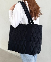 MYMOOD. | 【A4サイズ収納可】キルティングビッグトートバッグ マザーズ トラベルバッグ(トートバッグ)