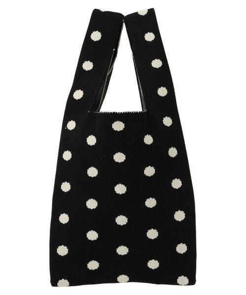 AMERICAN HOLIC(アメリカンホリック)の「エコカルットニットジャガードBAG<エコ・軽い・ニット>(エコバッグ/サブバッグ・レディース・ストライプ/ドット/チェック・FREE)」の21枚目の写真