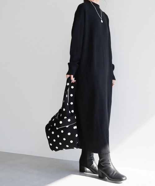 AMERICAN HOLIC(アメリカンホリック)の「エコカルットニットジャガードBAG<エコ・軽い・ニット>(エコバッグ/サブバッグ・レディース・ストライプ/ドット/チェック・FREE)」の8枚目の写真