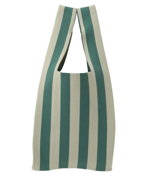 AMERICAN HOLIC(アメリカンホリック)の「エコカルットニットジャガードBAG<エコ・軽い・ニット>(エコバッグ/サブバッグ・レディース・ストライプ/ドット/チェック・FREE)」の18枚目の写真