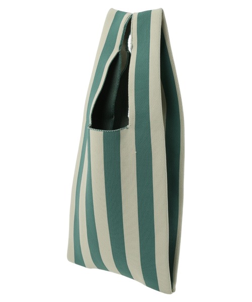 AMERICAN HOLIC(アメリカンホリック)の「エコカルットニットジャガードBAG<エコ・軽い・ニット>(エコバッグ/サブバッグ・レディース・ストライプ/ドット/チェック・FREE)」の13枚目の写真