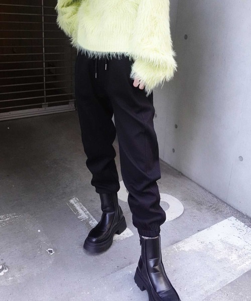 CORNERS（コーナーズ）の「スウェットパンツ（スウェットパンツ・レディース・ブラック/チャコールグレー/杢グレー・M）」の8枚目の写真