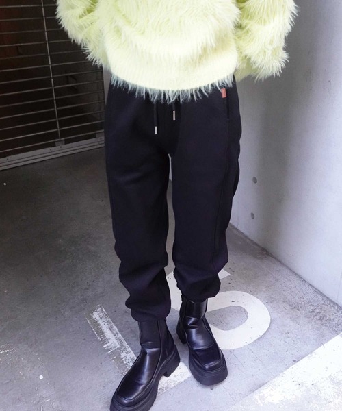 CORNERS（コーナーズ）の「スウェットパンツ（スウェットパンツ・レディース・ブラック/チャコールグレー/杢グレー・M）」の9枚目の写真