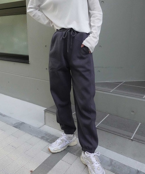 CORNERS（コーナーズ）の「スウェットパンツ（スウェットパンツ・レディース・ブラック/チャコールグレー/杢グレー・M）」の12枚目の写真