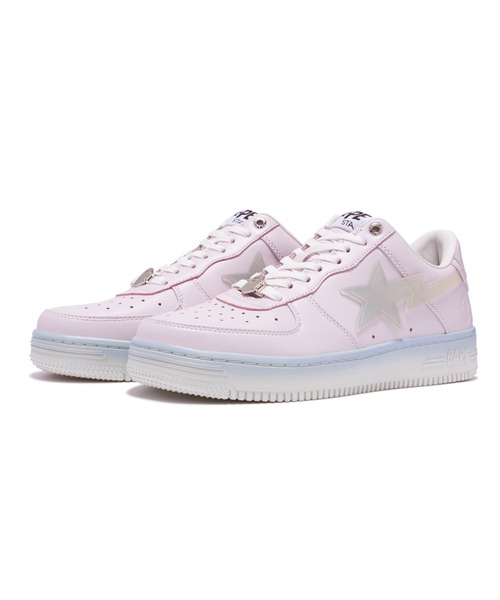 BAPE スニーカー ベージュ/ホワイト A BATHING APE（アベイシングエイプ）の「BAPE STA #4 M