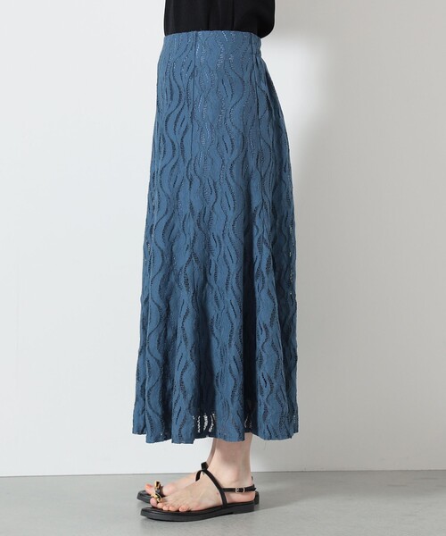 BEAMS HEART（ビームスハート）の「BEAMS HEART / ウォッシャブル レース マーメイドスカート（スカート・レディース・ネイビー/ブルー系その他/ホワイト系その他5・FREE）」の13枚目の写真