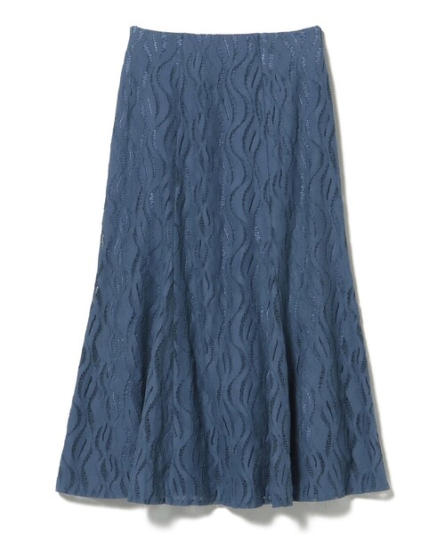 BEAMS HEART（ビームスハート）の「BEAMS HEART / ウォッシャブル レース マーメイドスカート（スカート・レディース・ネイビー/ブルー系その他/ホワイト系その他5・FREE）」の19枚目の写真