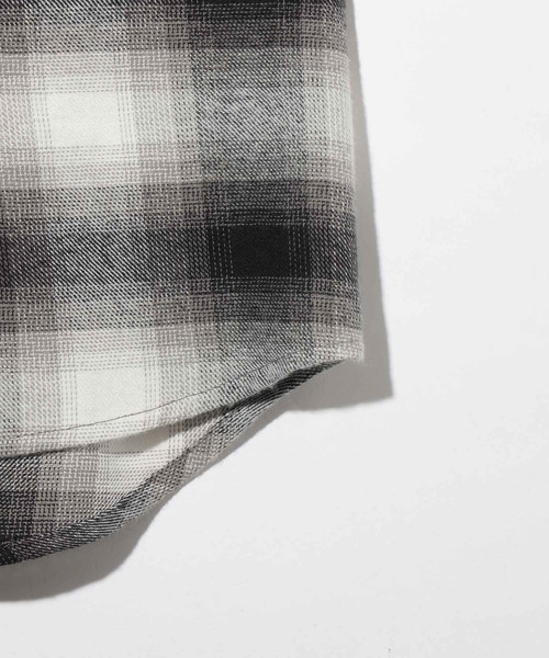 X-girl（エックスガール）の「PLAID 2WAY SHIRT（シャツ/ブラウス・レディース・ブラック/ブルー/イエロー・S/M）」の12枚目の写真