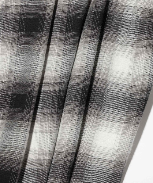 X-girl（エックスガール）の「PLAID 2WAY SHIRT（シャツ/ブラウス・レディース・ブラック/ブルー/イエロー・S/M）」の16枚目の写真