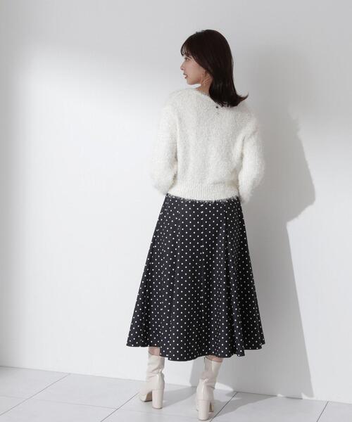 PROPORTION BODY DRESSING(プロポーションボディドレッシング)の「ドットパイピングスカート / 1214120103(スカート・レディース・ブラック/ホワイト系その他・MEDIUM/X-SMALL/SMALL)」の12枚目の写真