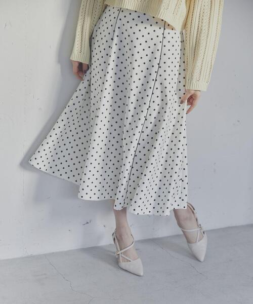 PROPORTION BODY DRESSING(プロポーションボディドレッシング)の「ドットパイピングスカート / 1214120103(スカート・レディース・ブラック/ホワイト系その他・MEDIUM/X-SMALL/SMALL)」の20枚目の写真