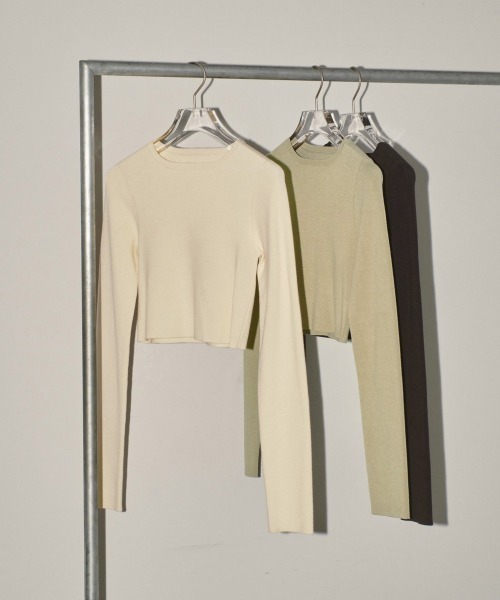 Key様TODAYFUL /トゥデイフル Cropped Smooth Knit TODAYFUL（トゥデイフル）の「【TODAYFUL/トゥデイフル】Cropped