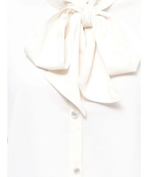 RESEXXY（リゼクシー）の「ボウタイデザインブラウス（シャツ/ブラウス・レディース・ブラック/アイボリー/ベージュ・FREE）」の6枚目の写真