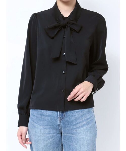 RESEXXY（リゼクシー）の「ボウタイデザインブラウス（シャツ/ブラウス・レディース・ブラック/アイボリー/ベージュ・FREE）」の22枚目の写真