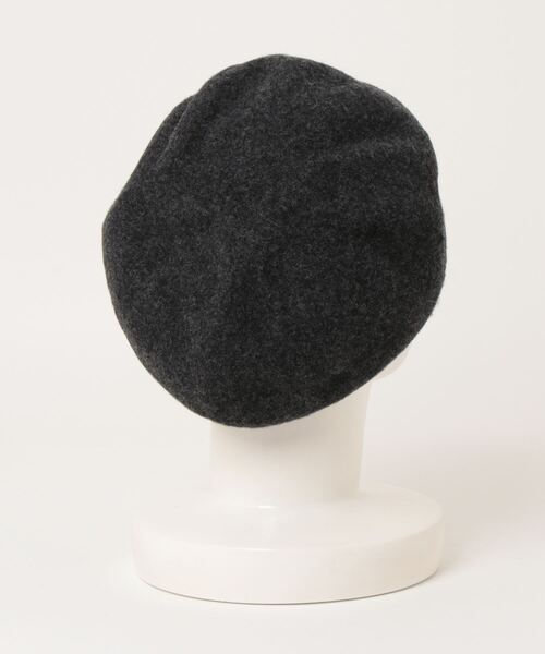 ACYM(アシーム)の「Wool flat ベレー(ハンチング/ベレー帽・レディース・ブラック/グレー・FREE)」の17枚目の写真