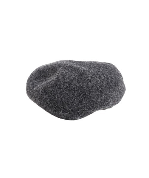 ACYM(アシーム)の「Wool flat ベレー(ハンチング/ベレー帽・レディース・ブラック/グレー・FREE)」の8枚目の写真