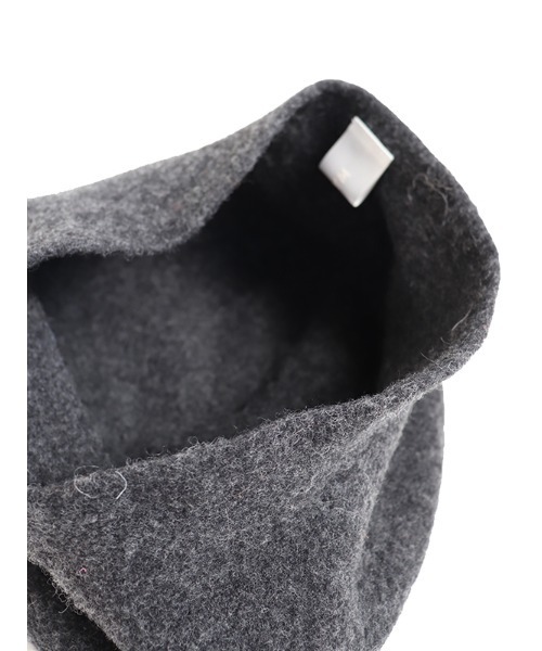 ACYM(アシーム)の「Wool flat ベレー(ハンチング/ベレー帽・レディース・ブラック/グレー・FREE)」の12枚目の写真
