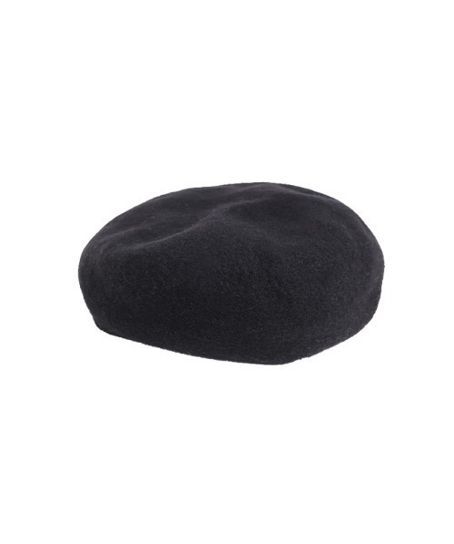 ACYM(アシーム)の「Wool flat ベレー(ハンチング/ベレー帽・レディース・ブラック/グレー・FREE)」の4枚目の写真