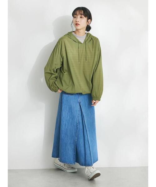 CRAFT STANDARD BOUTIQUE（クラフトスタンダードブティック）の「Aライン4WAYデニムスカート（スカート・レディース・ライトインディゴブルー/ダークインディゴブルー・L/M）」の20枚目の写真