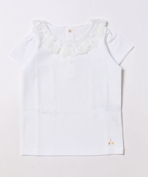 スムースレース衿半袖Ｔシャツ（Tシャツ/カットソー）｜maarook（マルーク）