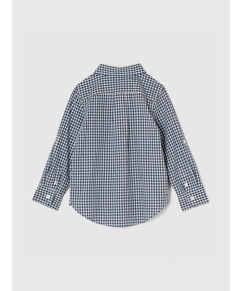 GAP（ギャップ）の「ポプリンシャツ (幼児)（シャツ/ブラウス・キッズ・ネイビー・5 YRS/3 YRS/18-24M/12-18M/4 YRS/6-12M/2 YRS）」の4枚目の写真