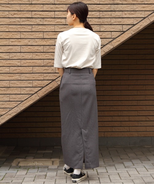 ORCIVAL/オーシバル ボートネックハーフスリーブプルオーバー