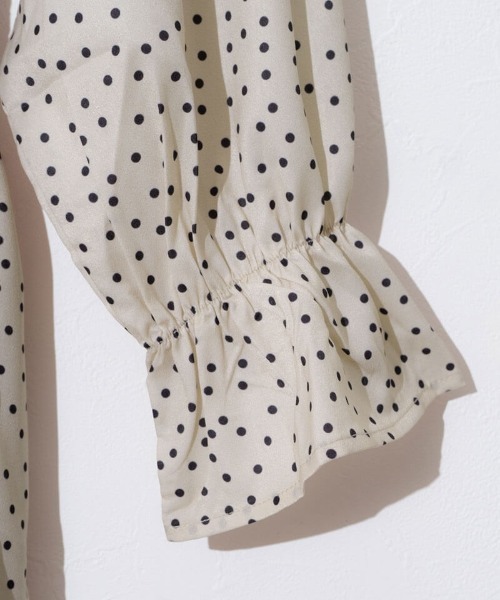 flower（フラワー）の「クラシックドットワンピース（ワンピース・レディース・ブラック/アイボリー・FREE）」の17枚目の写真