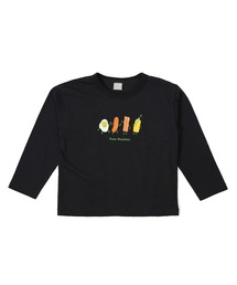 朝ごはん長袖Tシャツ