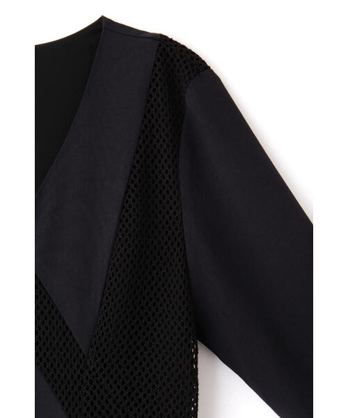 JILL STUART(ジルスチュアート)の「◆メッシュミックスワンピース(ワンピース・レディース・ブラック/ベージュ・4/2)」の11枚目の写真