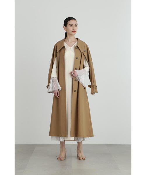 JILL STUART(ジルスチュアート)の「◆メッシュミックスワンピース(ワンピース・レディース・ブラック/ベージュ・4/2)」の19枚目の写真