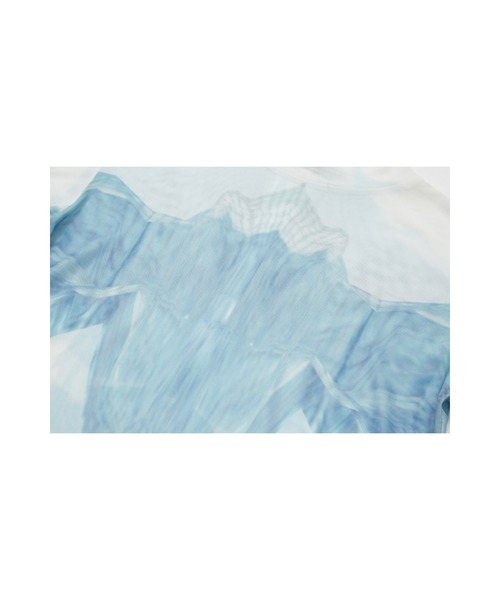 ELOOPS(イーループス)の「【ELOOPS】シアープリントハイネックトップス(Tシャツ/カットソー・レディース・SHERBET・M/S/L)」の12枚目の写真