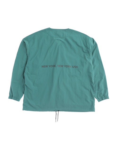 Manhattan Portage（マンハッタンポーテージ）の「Collarless Coach Jacket（ノーカラージャケット・メンズ・ブラック/ターコイズブルー/ライトカーキ・MEDIUM/LARGE/X-LARGE/SMALL）」の6枚目の写真