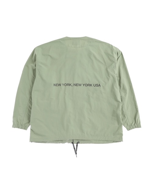 Manhattan Portage（マンハッタンポーテージ）の「Collarless Coach Jacket（ノーカラージャケット・メンズ・ブラック/ターコイズブルー/ライトカーキ・MEDIUM/LARGE/X-LARGE/SMALL）」の5枚目の写真