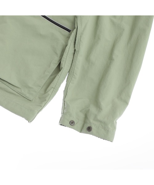 Manhattan Portage（マンハッタンポーテージ）の「Collarless Coach Jacket（ノーカラージャケット・メンズ・ブラック/ターコイズブルー/ライトカーキ・MEDIUM/LARGE/X-LARGE/SMALL）」の9枚目の写真