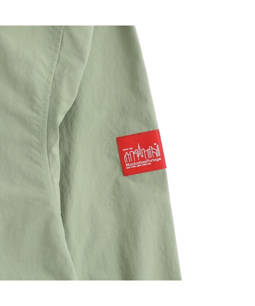 Manhattan Portage（マンハッタンポーテージ）の「Collarless Coach Jacket（ノーカラージャケット・メンズ・ブラック/ターコイズブルー/ライトカーキ・MEDIUM/LARGE/X-LARGE/SMALL）」の13枚目の写真