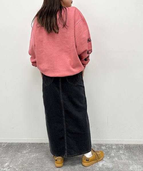 U by SPICK&SPAN(ユーバイスピックアンドスパン)の「【SCREEN STARS/スクリーンスターズ】 裏起毛ロゴプルオーバー(スウェット・レディース・サックスブルー/ブラック系その他/ピンク・FREE)」の9枚目の写真