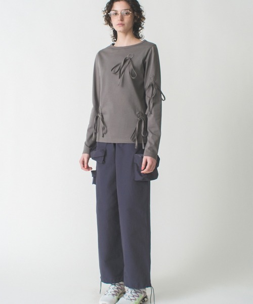トップス soduk ribbons long sleeve shirt セール】ribbons long sleeve shirt（シャツ/ブラウス）｜soduk