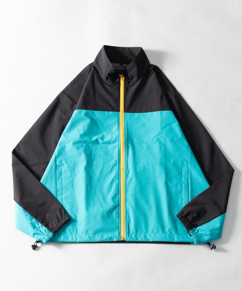 NYLAUS（ナイラス）の「マルチファンクション 防風/UVカット/ストレッチ スタンドカラー ウインドブレーカー（ナイロンジャケット・メンズ・ブラック×カーキ/ライトグリーン/ブルー系/カーキ系/カーキ/ブラック/ベージュ系/ブルーグリーン/ベージュ・L/M/LL）」の9枚目の写真